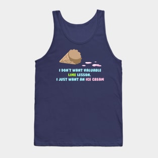 I Just want an Ice Cream Tank Top